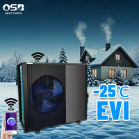 Bomba de Calor R290 con Tanque de Amortiguación, Sistema de Calefacción Monobloque para el Hogar, Bomba de Calor sin Tanque, Solar, Eléctrica, Alemana
