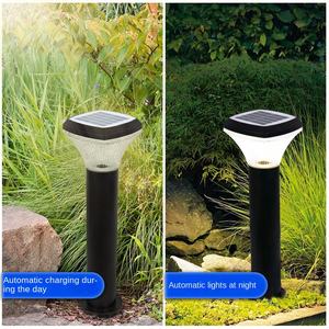 Haute luminosité 8W LED lampe de jardin solaire étanche blanc chaud paysage pilier lumière pour une utilisation en extérieur IP 65 évalué - Product Image 5