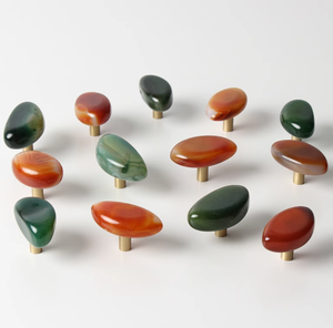 Unique Stone Door Drawer Cabinet Wardrobe Handle Multi-Functional Creative Cabinet Drawer Pulls Furniture Decoration Hardware - Product Image 4