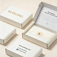 Boîte d'expédition en carton ondulé personnalisée pour cadeaux, avec impression intérieure, pour l'e-commerce, emballage cadeau pour vêtements et cosmétiques
