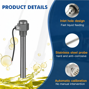 Capteur de niveau de carburant et d'eau capacitif GLTV7S 100~1400mm 4~20mA 0~5V RS485 Précision 0,05% Antidéflagrant Exd II C T5 9V~36V - Product Image 3