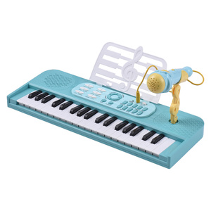 Teclado electrónico de 37 teclas, Piano, 7 tonos, 8 grupos de batería, 24 demostraciones, altavoz individual, instrumento Musical con soporte de partitura musical - Product Image 5