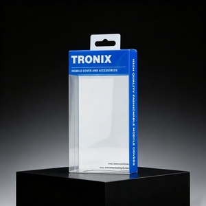 Caja Plegable de Plástico PVC Transparente Impresa Personalizada para Electrónica de Consumo, Empaque Transparente de APET PP para Fundas de Teléfono y Cables USB - Product Image 6