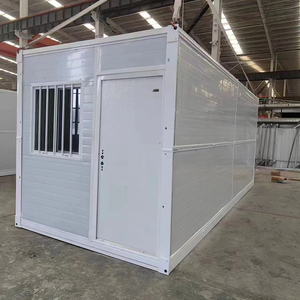 Mở rộng Granny phẳng container nhà 20ft 30ft 40ft có thể gập lại sẵn sàng làm prefab biệt thự di động nhỏ Nhà Dễ dàng cài đặt - Product Image 1