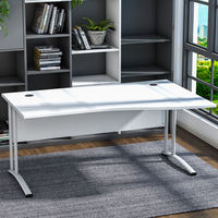 Muebles de partición de escritorio de oficina modulares de cubículo abierto moderno, espacio de trabajo extensible de 4/6/8 plazas, escritorio de estación de trabajo MFC personalizado