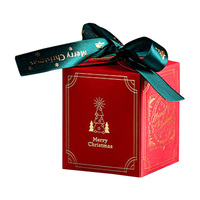 Petites boîtes à cadeaux de Noël en papier pour bonbons, biscuits, emballage cadeau, petite boîte cadeau