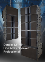 Système de Haut-parleurs Professionnels Personnalisés Sonorisation Audio Passive Double 12 Pouces Système d'Enceintes Line Array 2/3 Voies