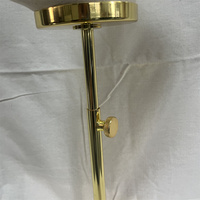 Maniquíes de Cabeza Cubiertos de Tela, Soporte de Exhibición para Pelucas y Sombreros con Cabeza Brillante, Soporte de Madera Personalizado Dorado para Exhibición de Sombreros al por Menor