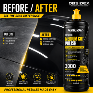 ระบบขัดเงา OBSIDEX 3 in 1 ชุดขัดหยาบ กลาง ละเอียด 3 x 1000 มล. ชุดแก้ไขสีรถยนต์ครบชุด - Product Image 2