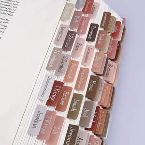 Auto-adhésif personnalisé de haute qualité, toutes les langues, autocollants chrétien, onglets d'indexation de la Bible espagnole stratifiés - Product Image 6