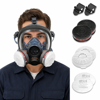 Masque à gaz intégral en caoutchouc réutilisable et lavable CNStrong S100X-3, écologique, avec filtre à charbon actif pour les vapeurs organiques et les gaz