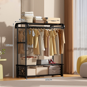 Séchoir à linge sur trépied, support de rangement pour vêtements, pliable, sur pied - Product Image 1