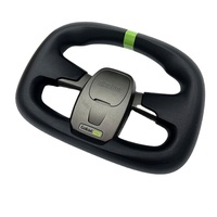 Suku Cadang Setir dengan Logo untuk Ninebot Gokart PRO Pengganti Setir Kit Gokart Aksesoris Skuter Asli