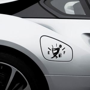Adesivo de carro refletivo, adesivo de vinil para tanque de combustível engraçado, 1 peça - Product Image 5