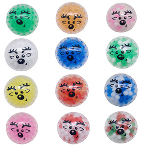 2025 New TPR Grape Mesh Glitter Beads Stress Ball <b>Squishy</b> Toy Lightweight Direct Factory Sale for Kids - Product Image 6