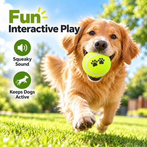 <span class=keywords><strong>Pelota</strong></span> de Tenis para <span class=keywords><strong>Perros</strong></span> con Sonido, Juguete Interactivo para Limpieza Dental, <span class=keywords><strong>Pelota</strong></span> de Tenis para Mascotas, Juguete Masticable de Entrenamiento para <span class=keywords><strong>Perros</strong></span> Pequeños, Medianos y Grandes - Product Image 2
