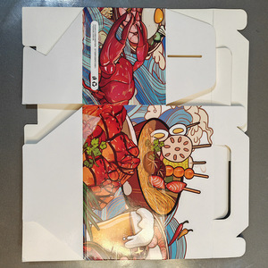 Caja de cartón blanca personalizada de 350g con logo para 100 millones de personas, caja de regalo, embalaje de cartón fijo - Product Image 2