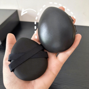 Éponge de maquillage professionnelle double ruban, douce, pour fond de teint coussin d'air, outil de maquillage, marque privée, logo personnalisé, OEM, ODM, blender cosmétique - Product Image 1