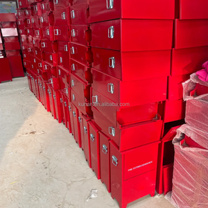 ตู้เก็บถังดับเพลิงสีแดง สแตนเลส ติดผนัง กันน้ำ พร้อมกุญแจล็อค ปรับแต่งขนาดได้ - Product Image 5