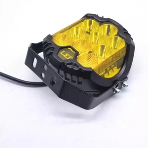 Foco reflector de 14 cm, 5 pulgadas, 50W, <span class=keywords><strong>Combo</strong></span> IP67 DC 10-30V, color amarillo ámbar, luz LED de trabajo, venta directa de fábrica - Product Image 4