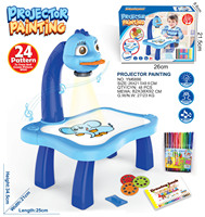 Tableau de Peinture pour Enfants avec Projecteur LED, Apprentissage du Dessin, Jouet Éducatif pour Enfants