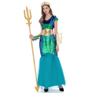 2022 Nieuwe Halloween Kostuums Voor Volwassenen Stellen Oude Egyptische Farao 'S Beauty Queen Kleren Koningin Koning God Van Oorlog Kostuums