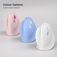Souris verticale ergonomique pour droitier, sans fil 2,4 GHz, 6 boutons, clic silencieux, souris de bureau pour ordinateur portable, PC, ordinateur de bureau