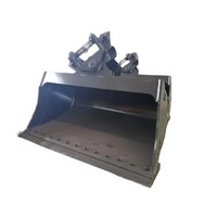 Vente en gros d'usine : Godet de nivellement hydraulique inclinable pour excavatrice 45 °   Inclinaison pour pelle hydraulique de 5 à 20 tonnes