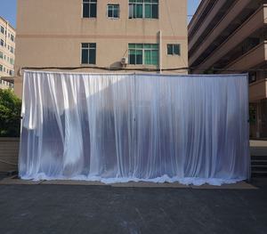 ขาตั้งฉากหลังแบบปรับได้สำหรับงานแต่งงาน ขาตั้งแบบยืดหดได้ ขนาด 5-26 ฟุต สำหรับระบบผ้าม่าน - Product Image 3