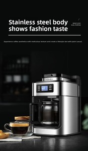 Cafetera Estilo Americano Todo en Uno con Molinillo Integrado, Gran Capacidad de 1.2L y Taza Preestablecida - Product Image 1