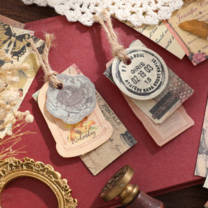 Bộ giấy thủ công trang trí phong cách cổ điển Simno 100 tờ, dùng cho sổ tay, làm <span class=keywords><strong>scrapbook</strong></span> - Product Image 4