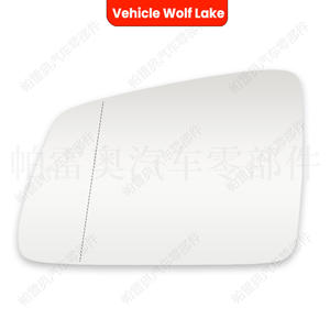 Cristal de espejo lateral para coche Mercedes-Benz 212 2009-2013, piezas de repuesto izquierda y derecha, ABS blanco - Product Image 2