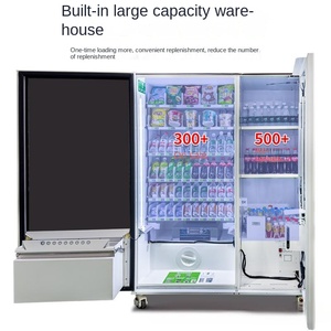 ตู้จำหน่ายสินค้าอัตโนมัติอัจฉริยะ ตู้จำหน่ายสินค้าอัตโนมัติหน้าจอสัมผัสขนาดใหญ่ เครื่องดื่มเย็น - Product Image 4