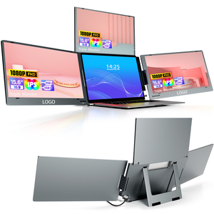 Bộ mở rộng bốn màn hình máy tính xách tay có bảng điều khiển IPS 1080P 280 độ sáng NIT và gam màu sRGB 100% - Product Image 1