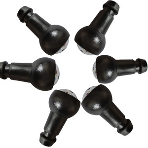 Pomo de palanca de cambios de plástico negro de 5 velocidades para Peugeot 307 206 207 Citroën, transmisión manual - Product Image 3