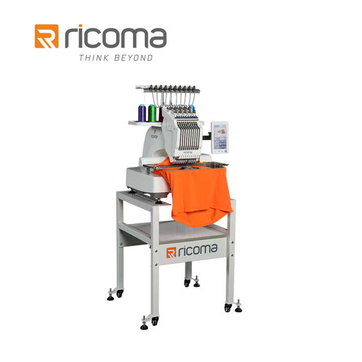 Ricoma Single Head Embroidery Machine - 10 Needles, 7