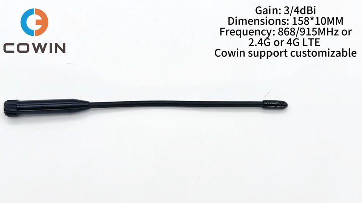 Confezione da 2 antenne 868 MHz 5dBi Gain 17,8 cm connettore tipo N per antenna Mesh tastic LoRa Long Range Soft Whip