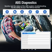 Escáner de Diagnóstico para Motocicletas Android M400 12V, OBD/WiFi/Sistema ABS y Probador de Batería con Limpieza de Código EFT para BMW