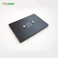 FOLDSUN Panel Surya Epoxy 1W Sel Surya Mini Efisiensi Tinggi 22,7% Tipe MONO 66x96mm untuk Kit Proyek Sains STEM