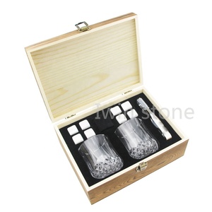 Gravé Barware Whisky Pierres et Ensemble de Verre Pierres De Refroidissement pour le Whisky pour le <span class=keywords><strong>Vin</strong></span> Blanc - Product Image 5