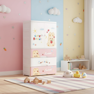<span class=keywords><strong>ตู้</strong></span>เสื้อผ้าเด็ก 4 ชั้น <span class=keywords><strong>ลาย</strong></span><span class=keywords><strong>การ์ตูน</strong></span>น่ารัก สำหรับเก็บเสื้อผ้า ความจุขนาดใหญ่ <span class=keywords><strong>ตู้</strong></span>เก็บของพลาสติกทันสมัยพร้อม<span class=keywords><strong>ลิ้นชัก</strong></span> - Product Image 6