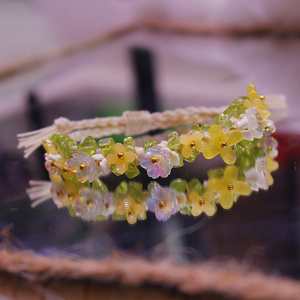 Bracelet de mode en macramé pour bricolage en gros Agate naturelle de couleur brute Olivine Rose cristal de <span class=keywords><strong>quartz</strong></span> clair élément de guérison - Product Image 3