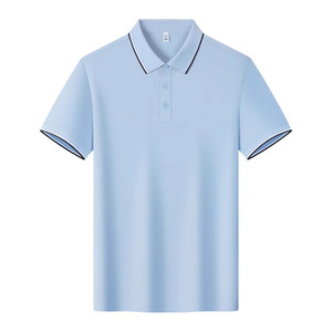 เสื้อโปโลโปรโมชั่น ผ้าฝ้าย สำหรับฤดูร้อน แต่งขอบตัดกัน ทรงหลวม ใส่ทำงานได้ สกรีนโลโก้ได้ - Product Image 3