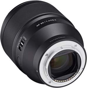 Objectif plein format Samyang AF 85mm F1.4 FE II (E) avec construction en alliage d'aluminium et taille de filtre de 77 mm - Product Image 4