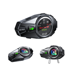 Casque de moto Q68 MAX étanche pour <span class=keywords><strong>2</strong></span> personnes avec <span class=keywords><strong>interphone</strong></span> 500M, radio FM, casque Bluetooth avec écran couleur TFT - Product Image 2