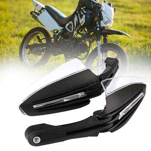 Protège-mains universels pour moto avec clignotants LED DRL, en alliage d'aluminium - Product Image 5