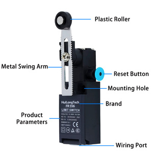 Interrupteurs de fin de course <span class=keywords><strong>FR</strong></span> 531 haute durabilité IP67 à réinitialisation manuelle 1NO 1NC 10A 380V pour ligne de production automatique - Product Image 3