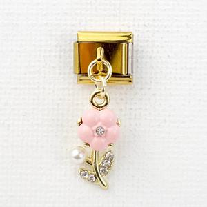 Italian Module Patterned DIY Bracelet for Men Women Cross-Border Hot Flower Butterfly Pendant Free <b>Stitching</b> Fashion <b>Charm</b> - Product Image 3