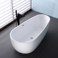 Baignoire autoportante en acrylique moderne certifiée CUPC Meilleur prix pour un bain à remous de trempage de haute qualité pour une application dans la salle de bain