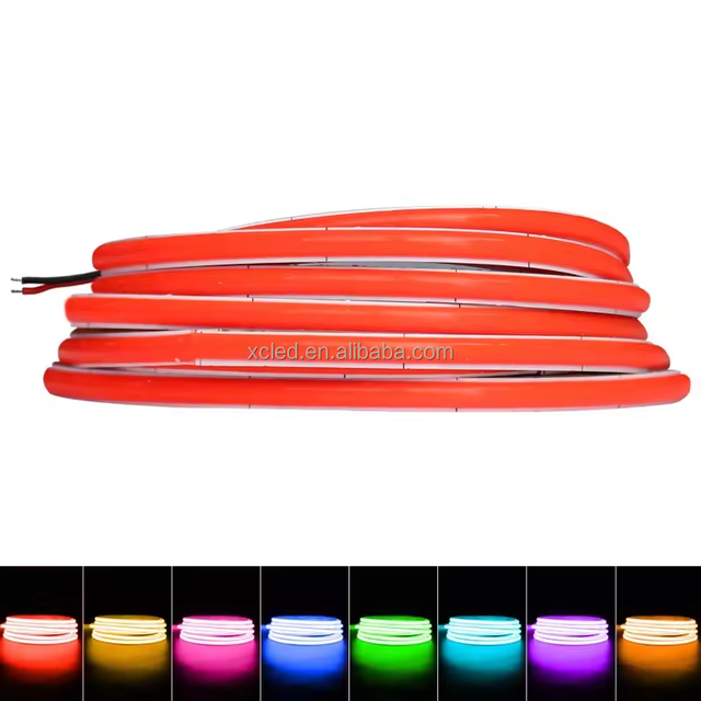 2.7mm 4mm Mini LED Strip 5V 12v Cob Light RGB Flexible Car Tape Lights in Blue/Green/Red/Pink/Ice Blue 24V Input ROHS Certified